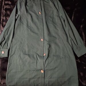 Women's Green button up dress